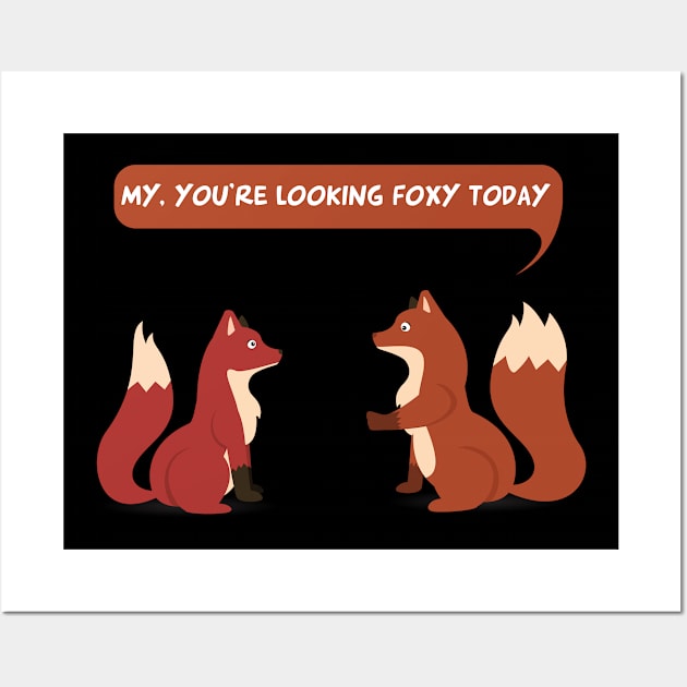 Foxy Wall Art by ForbiddenFigLeaf